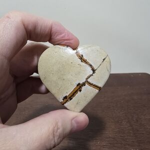 Picture Jasper Crystal Heart #A